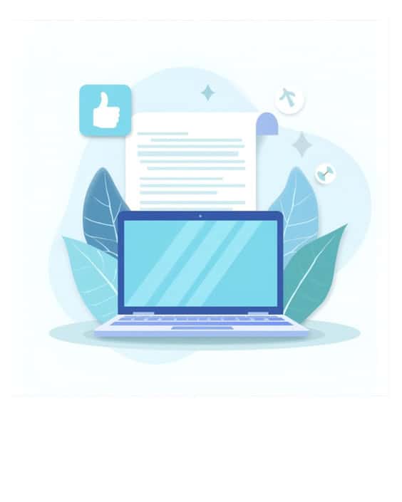 flat-veri Dokument hinter Desktop check illustration